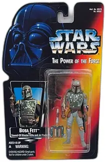 Star Wars Power Of The Force Boba Fett Kenner 1995 Action Figure MOC Unopened