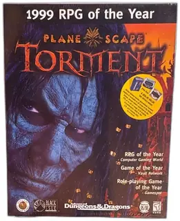 Planescape Torment Big Box PC Game Sealed 1999 Interplay Black Isle Dungeons Dra