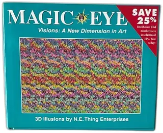 Magic Eye III Visions A New Dimension In Art 3D Illusions Book 1994 Andrews McMeel
