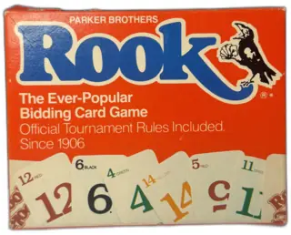 Vintage 1983 Parker Brothers Rook Bidding Card Game Complete with Rules