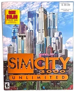 SimCity 3000 Unlimited PC Big Box 2000 Edition Complete Maxis Windows 95 98