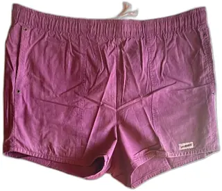Vintage Stubbies USA Made Cotton Maroon Swim Trunks Shorts Medium Unused 1980s