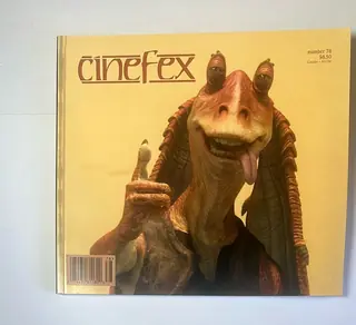 Cinefex Magazine Issue 78 1999 Star Wars Phantom Menace Jar Jar Bunny Blue Sky