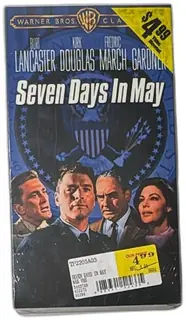 Seven Days In May VHS 1997 Warner Bros Sealed Classic Suspense Film
