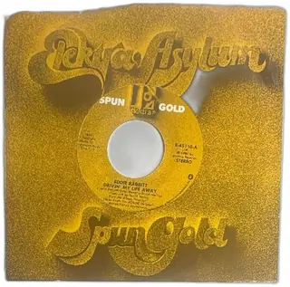 Eddie Rabbitt Drivin My Life Away Two Dollars In The Jukebox 45 RPM Elektra Spun Gold