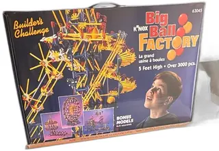 K'NEX Big Ball Factory Set 63045 1995 Sealed New 3000 Pieces Builders Challeng