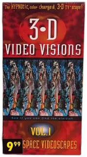 3D Video Visions Vol 1 Space Videoscapes VHS 1994 Deep Space Stereogram NTSC