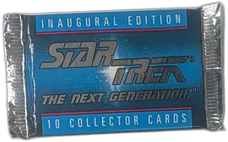 Star Trek The Next Generation Inaugural Edition Sealed Trading Card Pack 1992