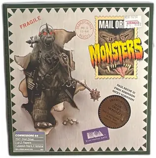Mail Order Monsters Commodore 64 Big Box 1985 Electronic Arts Complete