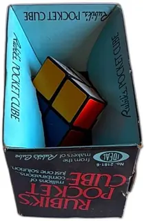 1981 Rubiks Pocket Cube 2x2 Puzzle Ideal Toy Corporation Taiwan Boxed
