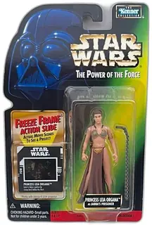 Star Wars Power of the Force Princess Leia Organa Jabba Prisoner Kenner 1997 MOC