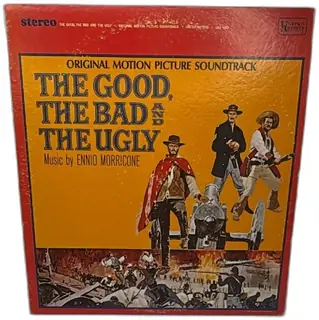 The Good, The Bad and The Ugly 1967 Original Soundtrack Vinyl LP United Artists UAS 5172