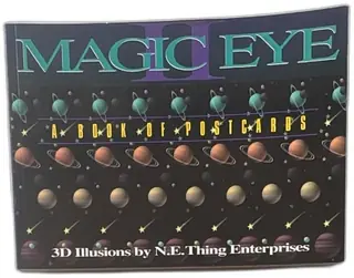 Magic Eye II Book Of Postcards 1995 3D Illusions N E Thing Enterprises Andrews McMeel