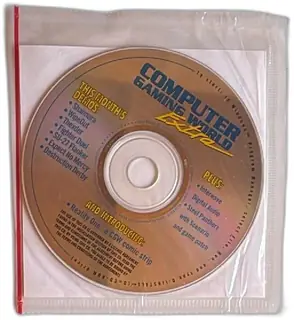 Computer Gaming World Extra Demo CD February 1996 Vintage PC Game Demos Sleeve