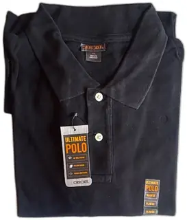 Cherokee Ultimate Polo Black XLarge Men’s Short Sleeve Shirt New With Tags