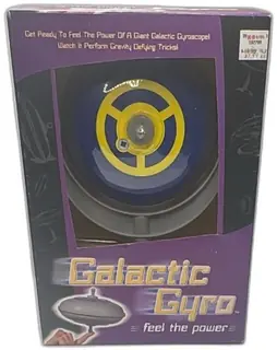 2000 DaMert Galactic Gyro Giant Gyroscope Toy New In Box Purple Yellow