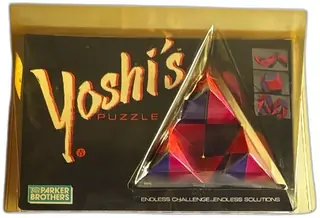 Yoshi’s Puzzle 1988 Parker Brothers 3D Triangle Brain Teaser New In Box
