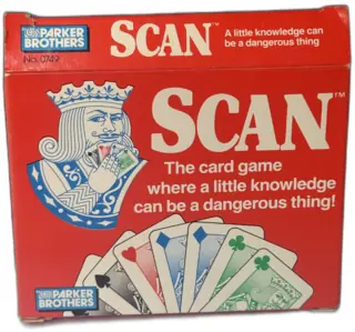Scan Card Game Parker Brothers 1988 Complete Deck No. 0749 Vintage