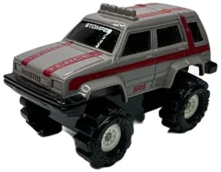 Vintage Stomper Schaper Toyota Tercel SR5 4WD Monster Truck Gray Red