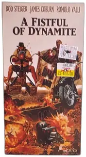 A Fistful Of Dynamite 1993 MGM UA Home Video VHS Rod Steiger James Coburn