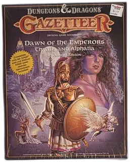Dungeons Dragons Gazetteer Dawn Of The Emperors Thyatis Alphatia TSR 1989 New