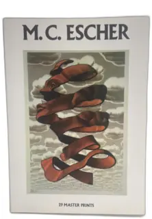 M C Escher 29 Master Prints 1983 Art Book Large Format Softcover Vintage