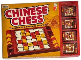 1981 Gabriel Chinese Chess Board Game Complete Vintage Strategy Set