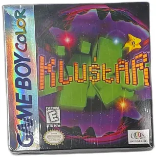 Klustar Nintendo Game Boy Color New Factory Sealed 1999 Infogrames Puzzle