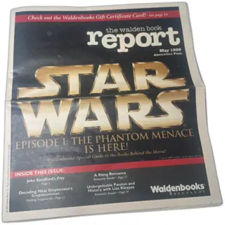 Walden Book Report May 1999 Star Wars Phantom Menace Special Newspaper