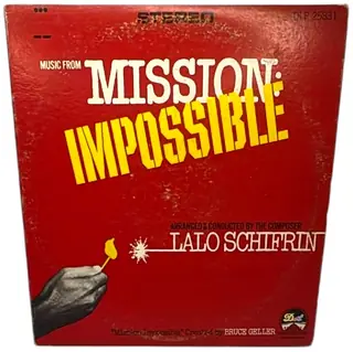 Mission Impossible Lalo Schifrin Original Soundtrack Vinyl LP Dot Records DLP 25831
