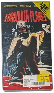 Forbidden Planet VHS 1956 MGM Turner Home Video Sci-Fi New Sealed Robby Robot