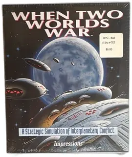 When Two Worlds War IBM PC 3.5 Inch Impressions 1993 New Sealed Big Box