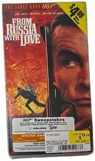 James Bond From Russia With Love MGM Sealed VHS 1995 Sean Connery Promo
