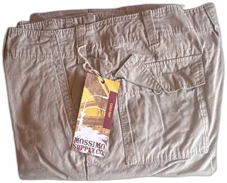 Mossimo Supply Co Mens Cargo Pants Khaki 40x32 New With Tags Cotton Casual