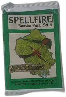 Spellfire Booster Pack Set 4 Forgotten Realms AD&D 1st Edition Sealed