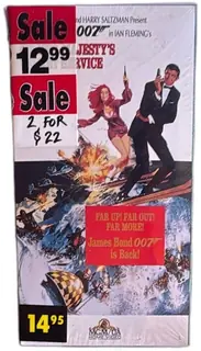 James Bond On Her Majestys Secret Service 007 MGM UA Home Video 1994 Sealed VHS