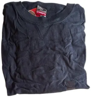 ProSpirit Mens X Large Black Crewneck T-Shirt Made In USA Vintage Cotton Pullover
