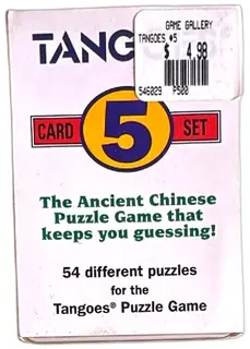 Tangoes Card Set 5 Vintage Tangram Puzzle Cards 54 Unique Challenges Rex Games