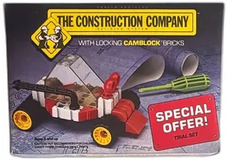 Parker Brothers The Construction Company Camblock Bricks Trial Set No 7515 198