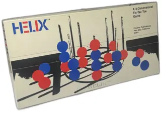 Helix 3-Dimensional Tic-Tac-Toe Game by Creative Publications Vintage Complete