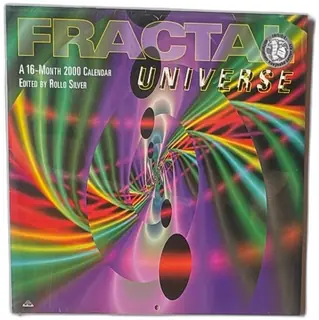 Fractal Universe 16 Month 2000 Wall Calendar Rollo Silver Avalanche Publishing Sealed