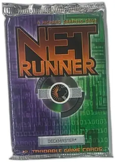 NetRunner Deckmaster Trading Card Game Booster Pack Sealed Wizards 1996