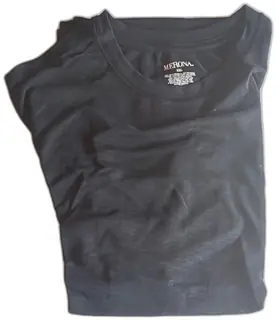 Merona Black T Shirt XXL 68 Percent Tencel 32 Percent Polyester Casual Soft Blend