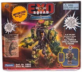 Exosquad Special Mission EFrame Alec DeLeon Playmates 6860 1995 New In Box