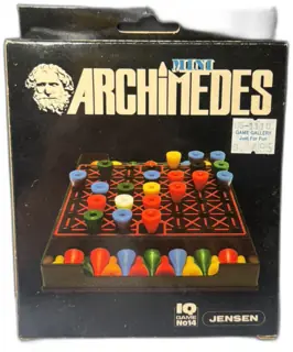 Jensen Mini Archimedes IQ Game No14 Vintage 2-Player Board Game Norway