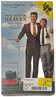 My Blue Heaven Sealed VHS 1990 Steve Martin Rick Moranis Warner Bros Comedy