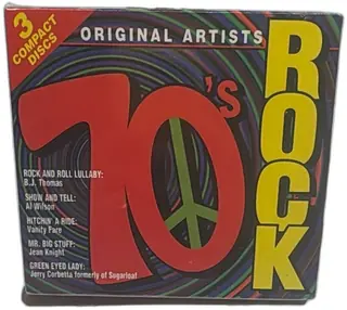 70s Rock Original Artists 3 CD Box Set Madacy 1997 Sealed Greatest Hits