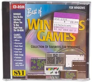 Best Of Windows Games CD-ROM Collection SVI 1995 Vintage PC Software Sealed