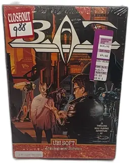 B.A.T. PC Big Box Game New Sealed 3.5 Inch Disks Ubi Soft 1990 Vintage