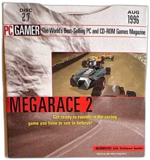 PC Gamer Disc 2.7 August 1996 MegaRace 2 Demo Promo CD-ROM With Sleeve